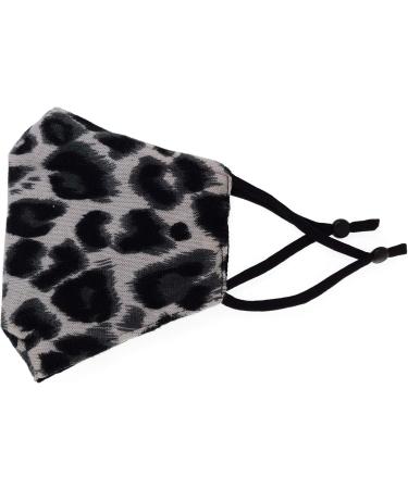 Leopard Print Adjustable Earloop Cotton Face Mask & Headband Set - Fashionable & Comfortable - International Shipping Available - Buy Online on GoSupps.com