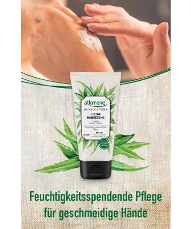 Alkmene Hand Cream with Organic Aloe Vera - Vegan Silicone-Free Paraben-Free 6x75ml Pack for Very Dry Hands - 6-Way Benefit Cream - Buy Online on GoSupps.com