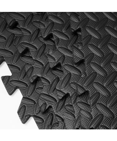 Buy EYEPOWER 4-Pack 1cm Floor Protection Mats - 63x63 Fitness Mat 1.6qm - Durable Edge-Protective Mats for Home Gym - Buy Online on GoSupps.com
