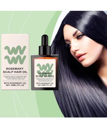 Anti-Frizz Hair Oil Fortifying Rosemary Solution 30ml - Non-Greasy and Lightweight Scalp Treatment - Ideal Gift for Women - Buy Online on GoSupps.com