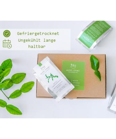 echtthai Kaffir lime leaves pack of 8 pieces 8 x 2 g suitable for Thai Curry freezedried box of 8 pieces - Buy Online on GoSupps.com