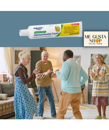 Equate Hemorrhoidal Cream 1.8 Oz Pack of 03 Total 3 + me Gusta Sticker - Buy Online on GoSupps.com