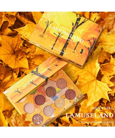 Buy LAMUSELAND Matte Shimmer Eyeshadow Palette - 12 High Pigmented Colors for Long Lasting Glitter Makeup | Perfect Gift Set for Women & Girls - Buy Online on GoSupps.com