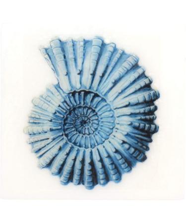 Eclectic Lady Hyacinth Scented Glycerin Soap with Vintage Ocean Creatures Spiral Shell