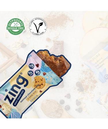 Buy Zing Oatmeal Chocolate Chip Kids Protein Bars - Gluten Free 100 Calorie Vegan Nutrition Bars High Protein & Low Sugar 18 Count - Buy Online on GoSupps.com