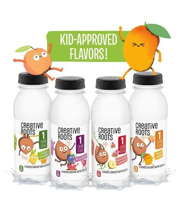 Creative Roots Peach Mango Coconut Water Kids Beverage (10 ct Pack 8.5 fl oz Bottles) - Buy Online on GoSupps.com