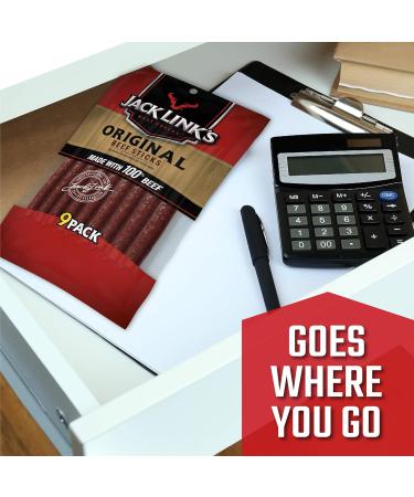 Jack Links Beef Sticks Original - 7.2 Oz - Pack Of 9 - Buy Online on GoSupps.com