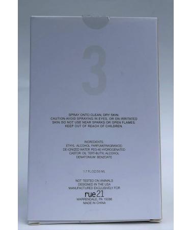 Rue 21 Three"3" cologne spray for Men 1.7 fl oz / 50 ml - Buy Online on GoSupps.com