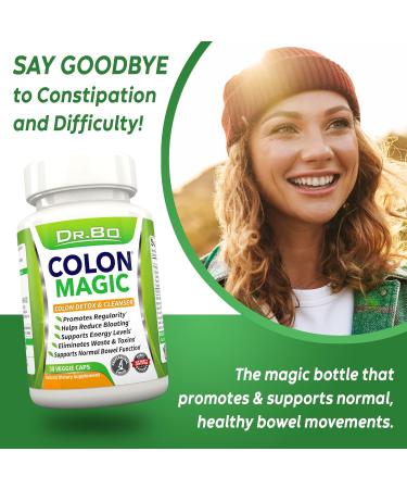 Colon Cleanse Detox Capsules for Intestinal Bloating & Digestive Cleansing - Constipation Relief Supplement for Gut Health - Herbal Flush - Buy Online on GoSupps.com