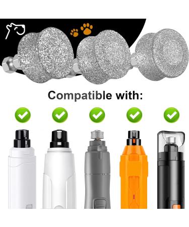 Iredoon Dog Nail Grinder Replacement Head - Integrated Grinding Head for Casfuy & Most Brands - Safe Durable & Efficient (3 Pieces: 100-80-60#) - Buy Online on GoSupps.com