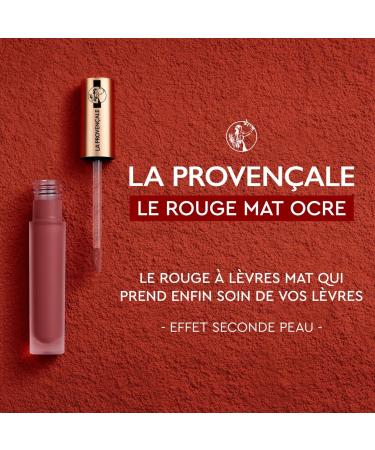 La Proven ale - Le Rouge Mat Ocres - 100% natural ingredients - Enriched with Care Oil - For Intense Lips with a Velvety Matte Finish - Shade: Rose Cavaillon (117) - Buy Online on GoSupps.com