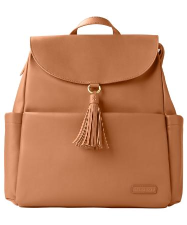 Skip Hop Diaper Bag Backpack, Greenwich Vari, Toffee Greenwich Toffee