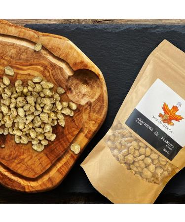 Arachides l' rable et sel de mer - Maplenuts.ca 500 g arachides sirop d' rable 100% pur sel de mer. Arachides fra ches et croquantes liste d'ingr dients simples collation nutritive ou ajouter vos recettes desserts yogourt salades servir avec des fromages  - Buy Online on GoSupps.com