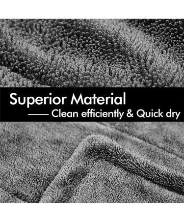 Shiny Bath XXL Drying Towel Shiny Wipes Shower Cleaning Cloths Magicwipe Bathroom Drying Cloths Shiny Wipes for Bathroom Car Home Office Cleaning (6PCS 12x16IN) 12x16IN 6pcs - Buy Online on GoSupps.com