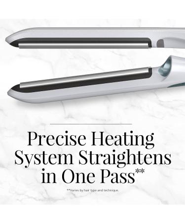 Remington PROLUXE HydraCare 1 Flat Iron - High Heat Hair Straightener with Floating Plates Pearl White/Gray - International Shipping Available - Buy Online on GoSupps.com