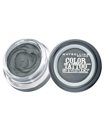 Maybelline New York Eyestudio ColorTattoo Metal 24HR Cream Gel Eyeshadow  Audacious Asphalt  0.14 Ounce (1 Count) Audacious Asphalt 0.14 Ounce (Pack of 1)