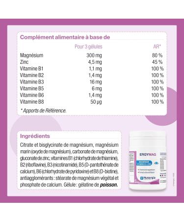 Nutergia - ERGYMAG 45 NUTERGIA CAPSULES - Buy Online on GoSupps.com