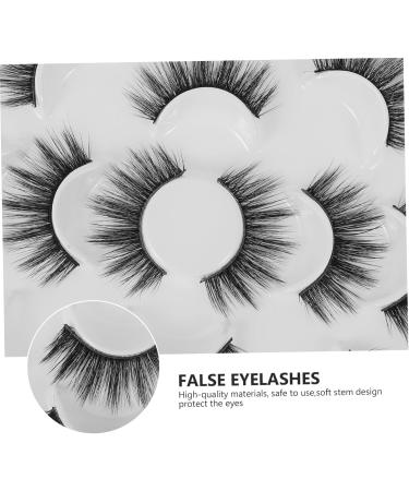 minkissy 7 Pairs Fake Eyelashes Curly Eyelashes False Lashes Cat Eyes Look Lashes Fluffy Thick Eyelashes Reusable False Eyelashes Dense Eyelashes Art Eyelashes Slim Imitation Set 6d - Buy Online on GoSupps.com