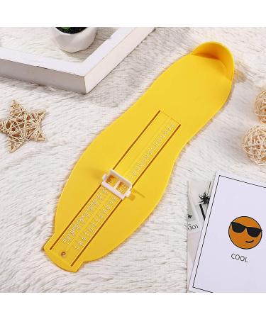Healifty Shoe Sizer Measuring Device for Adults and Kids - Yellow Foot Measurement Gauge - Buy Online on GoSupps.com