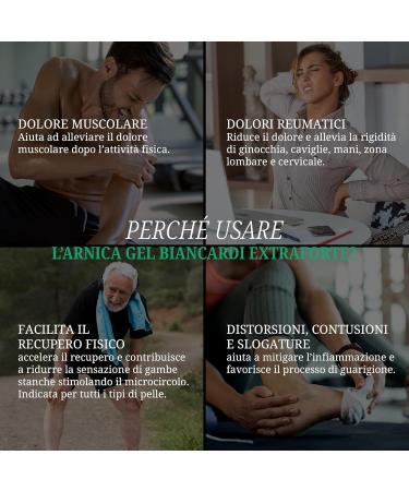 Biancardi Arnica Gel Extra Strength 500 Ml - Buy Online on GoSupps.com