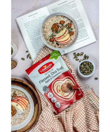  Linwoods Linwoods Flax chia apple and cinnamon | 3 x 200 g - Buy Online on GoSupps.com