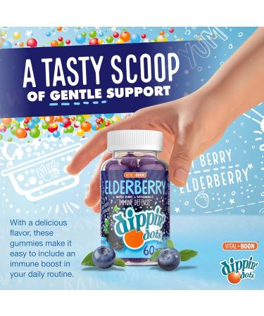 Elderberry Gummies with Vitamin C & Zinc (120 Gummies)| Immune Defense Supplement with Natural Flavors | Pectin Fruit Gluten Free Immune System Booster Gummies for Adults 60 Count (pack of 2) - Buy Online on GoSupps.com