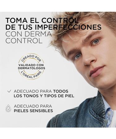  L'Oreal Paris L'OR AL Paris Men Expert Derma Control Anti-Blemish Serum with niacinamide and salicylic acid for men with oily and acne-prone skin reduces blemishes and post-acne marks - Buy Online on GoSupps.com