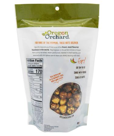Oregon Orchard Southwest Chili Pepper Roasted Hazelnuts 8oz (Pack of 2) - Spicy Keto Snack | Gluten-Free & Healthy Filberts - Buy Online on GoSupps.com