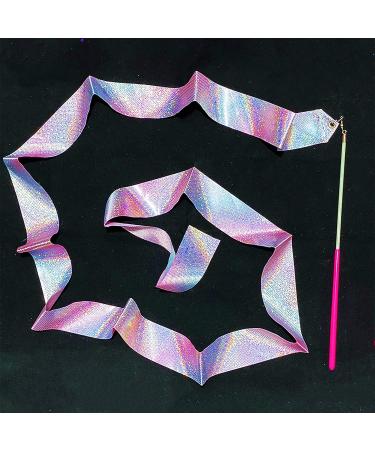 AITIME Sparkling Dance Ribbon Set - 78.7 Rhythmic Gymnastics Ribbons for Kids | Ideal for Dancer Play & Baton Twirling | Gymnastics Party Gift - Buy Online on GoSupps.com