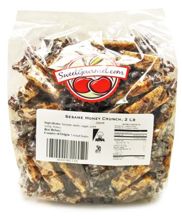 Sweetgourmet Joyva Sesame Honey Crunch Candy, 2 Lb