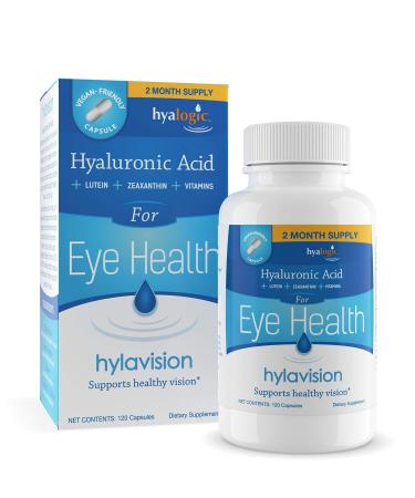 Hyalogic Hylavision Hyaluronic Acid 120 Capsules - Buy Online on GoSupps.com