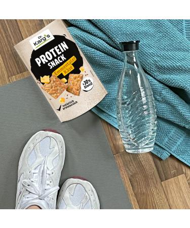 Dr. Karg s Emmental Cheese Protein Snack - Crispy Vegetarian 30%+ Protein & Low Carb 14x85g - Healthy Snack Option - Buy Online on GoSupps.com