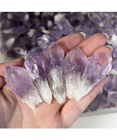 Crystal Natural Amethyst Cluster Rough Gravel Rock Crystal Raw Gemstone Decoration HOMEZHOU (Size : 100G) - Buy Online on GoSupps.com