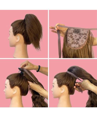 CAISHA 20" Hairpiece Clip On Ponytail Extension Wavy Black Purple Mix HCB4-1 black purple mix #1T3700 HCB4-1 - Buy Online on GoSupps.com