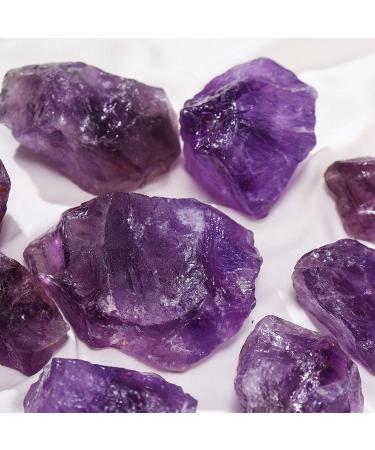 Crystal Rough 2.2 Ib Natural Amethyst Irregular Rough Stones Ra Crystal Rock for Wicca Reiki and EnergyCrystal Home Decoration Gemstone Collection  - Buy Online on GoSupps.com