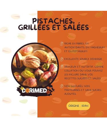 Whole Pistachios | 1kg Pistachios with Shells | Salted Roasted Pistachios | Roasted & Salted Nuts | Non-GMO | Vegans & Vegetarians | Roasted Pistachios | Resealable Bag - Buy Online on GoSupps.com