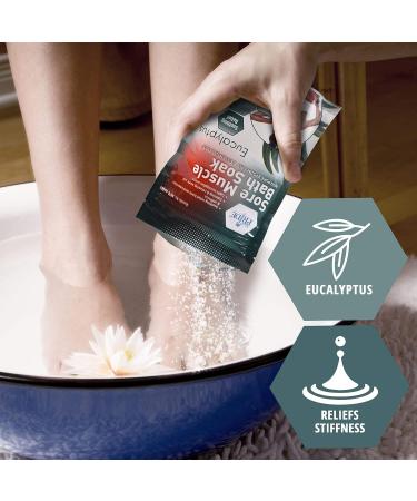 Medpride Epsom Bath Salts with Eucalyptus Essential Oil - Pain Relief & Muscle Recovery Soak - 19.2oz - Buy Online on GoSupps.com