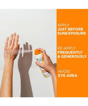 Garnier Ambre Solaire SPF 30 Dry Mist Sun Protection Spray 200ml - Water Resistant, Non-Greasy Formula for All Skin Types | Pack of 1 - Buy Online on GoSupps.com