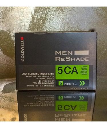 Goldwell for Men ReShade Grey Blending Power Shot 5CA Cool Ash Light Brown Ammonia-free by Goldwell