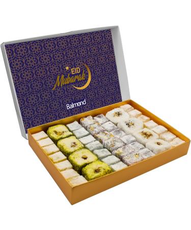 Balmond Premium Turkish Delight - 680g Gourmet Assortment Halal Gluten free Vegan Vegetarian Ramadan Eid - Buy Online on GoSupps.com
