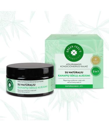 GREEN FEEL'S GREEN FEELS_Repairing Conditioner Mask regenerating conditioner hair mask hemp oil 200ml