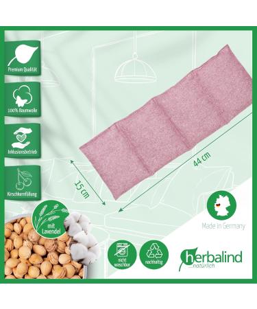 Herbalind Cherry Stone Pillows - Handmade Aroma Warming Pillows with Lavender for Couples - Perfect Gift for Him & Her - Pink & Lavender - Unique Partners Gifts from Germany - Buy Online on GoSupps.com