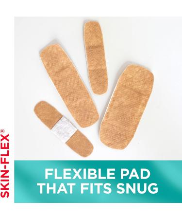 Band-Aid Skin-Flex Adhesive Bandages - Flexible First Aid for Cuts & Scrapes - 20 ct | Ideal for Fingers Hands & Knees - Buy Online on GoSupps.com