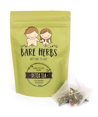Detox Herbal Cleanse Tea with Green Tea, Oolong, Dandelion, Ginger, Goji Berries & More (15 Pyramid Tea Bags) - Buy Online on GoSupps.com