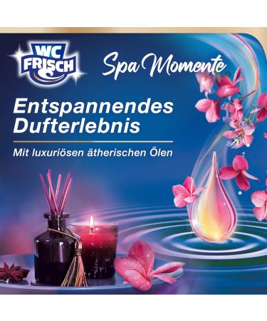 Toilet Fresh Spa Moments Harmony Toilet Stone - Luxurious Essential Oils for Long-Lasting Fragrance | 10 Pack - 50g Each - Buy Online on GoSupps.com