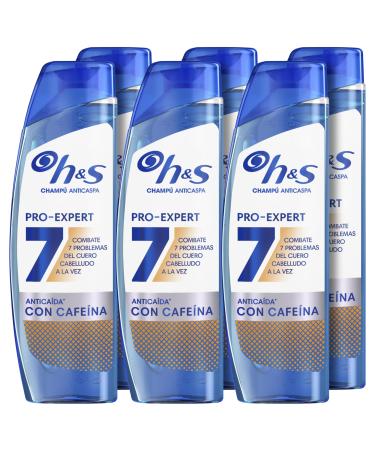 h&s H&S Pro-Expert 7 Anti-Dandruff Anti-Hair Loss Shampoo 300ml with caffeine. Fights 7 symptoms of dandruff for complete scalp protection. Clinically prevents hair loss.