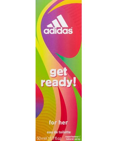 Adidas Fragrance Get Ready for Her Eau de Toilette 1.7 Fluid Ounce 1.7 Fl Oz (Pack of 1) For Her - Buy Online on GoSupps.com