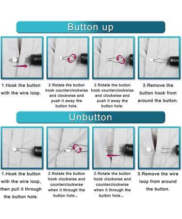 Button Hook and Zipper Pull: One-Handed Button Assist Device - Buy Online on GoSupps.com
