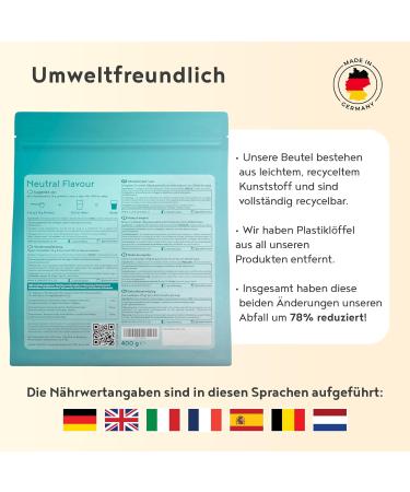 Buy Alpha Foods Collagen Powder (800g) - Hydrolysate Peptides Type I II III & IV with Hyaluronic Acid - Tasteless & Highly Dosed - Imported from Germany for Optimal Skin & Joint Health - Buy Online on GoSupps.com