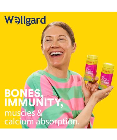 Wellgard Vitamin D3 K2 Gummies Vitamin D3 K2 Gummies Supports Bone Health Immune System and Muscle Health - Buy Online on GoSupps.com
